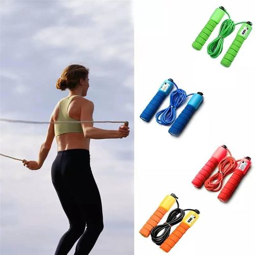 Workout Jump Rope With Counting Adjustable Skipping Rope With Counter , Tangle-Free Exercise Jumping Rope For Women, Men, Kids For Fitness, Workout, Gym