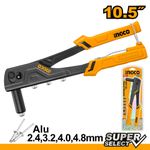 Ingco Hand Riveter 10.5" Ingco Heavy Duty Professional Hand Riveter Rivet Gun