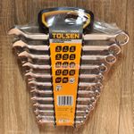 Tolsen Combination Spanner Set 6-22mm 12PCS Wrench Set Double-Ended Tolsen
