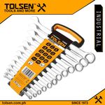 Tolsen Combination Spanner Set 6-22mm 12PCS Wrench Set Double-Ended Tolsen