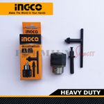 Ingco Key Chuck WITH ADAPTER 13mm 1/2" Ingco Drill Chuck Keyed Drill Bit Chuck