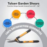 Tolsen Hedge Shears Telescopic Hedge Shears Extendable Adjustable Hedge Clippers Fence Trimmers Heavy Duty
