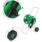 Hose Reel 45m Garden Tool For Reeling In Hose Pipes 1/2'' Portable Mobile Pipe Hose Reel Trolley Cart with Wheels for Garden, Home Car Wash