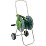 Hose Reel 45m Garden Tool For Reeling In Hose Pipes 1/2'' Portable Mobile Pipe Hose Reel Trolley Cart with Wheels for Garden, Home Car Wash