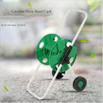 Hose Reel 45m Garden Tool For Reeling In Hose Pipes 1/2'' Portable Mobile Pipe Hose Reel Trolley Cart with Wheels for Garden, Home Car Wash
