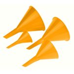 Tolsen Funnel Set 4pcs Car Oil Gas And Fluids Auto Home Kitchen Function.