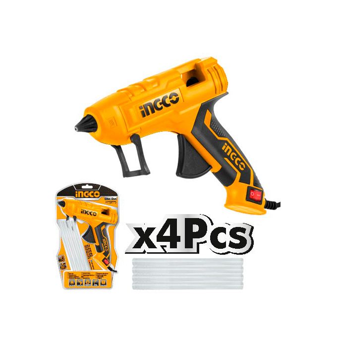Ingco GLUE GUN Heavy Duty + Free Glue Sticks 25W Ingco