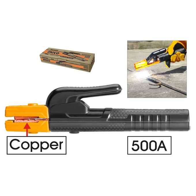 Ingco Welding Electrode Holder 300Amps, 500Amps, 800Amps Clamp Style Arc Heavy Duty