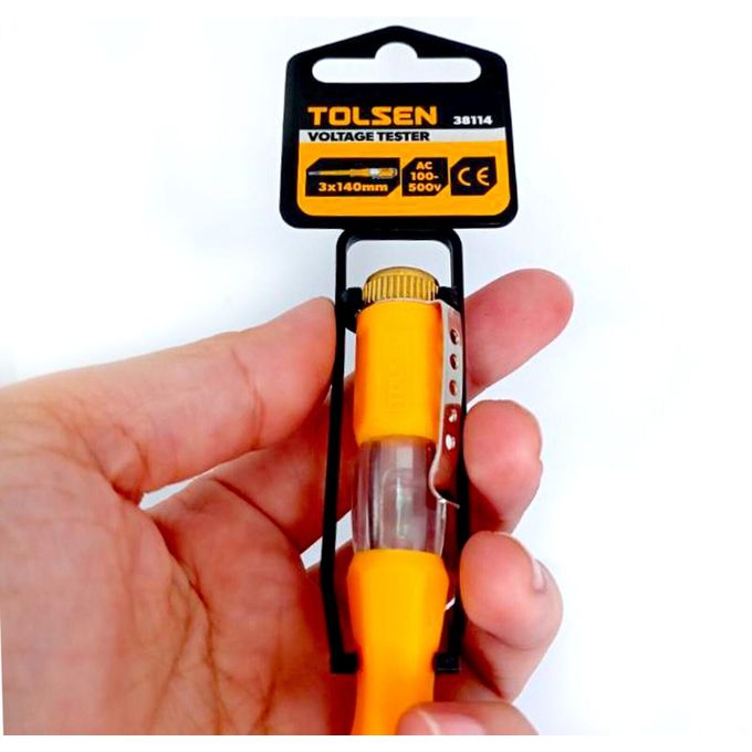 Tolsen Tester Electrical Test Pencil Voltage Tester Voltage Detector Tolsen