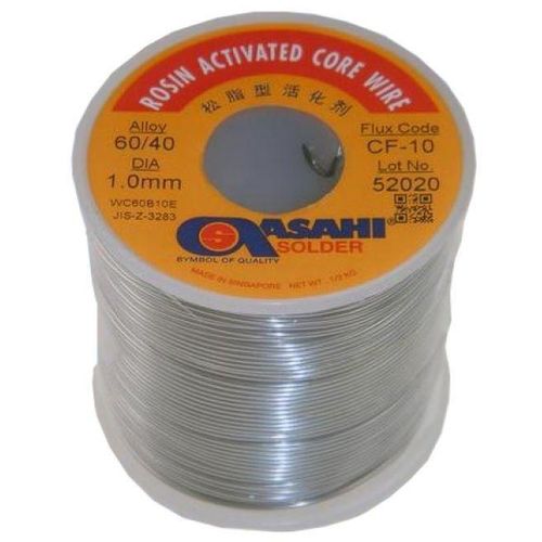 Asahi Solder Wire Premium Genuine Quality Rosin Activated Core Wire For Soldering Iron Gun Welding Wire Flux Wire 1mm Soldering Wire Heavy Duty