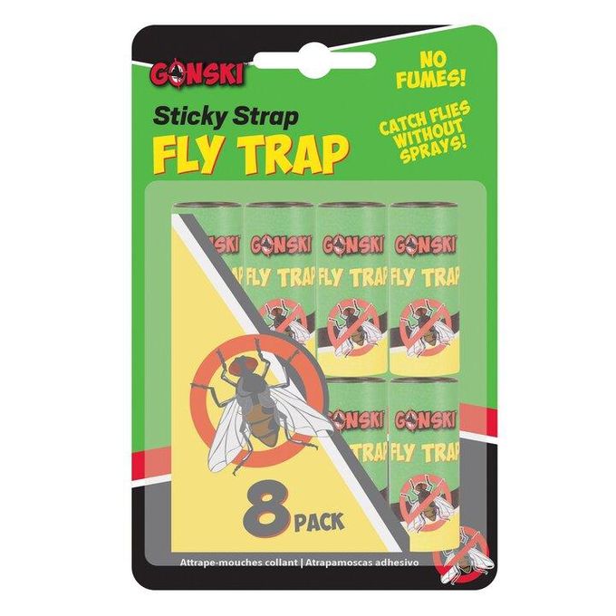 Fly Trap Sticky Tapes for Flying Insects Fly Catcher Ribbon Fly Paper Strips Fly Bait