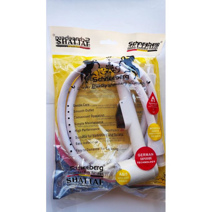 Scheffler Arabic Bidet Shower Shattaf WHITE Colour