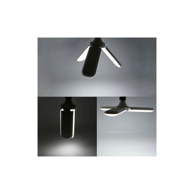 Foldable Fan Bulb LED Light Bulb Warm White 40W Bright