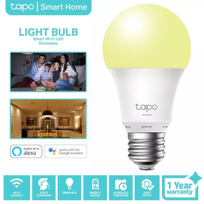 Tapo Smart Bulb LED 9W WiFi Adjustable Light Bulb TP Link + FREE BULB CONVERTER