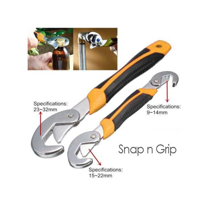 Tolsen Universal Wrench Bent Wrench (9-32mm) TPR Handle Snap And Grip Heavy Duty Use Tolsen