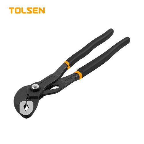 Tolsen Water Pump Pliers 12'' Inch Quick Release CrV Pipe Wrench Pipe Range Multi-grip Pliers With 14-Position Adjustment
