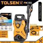 Tolsen PRESSURE WASHER 1400W CAR WASH MACHINE Heavy Duty Quality