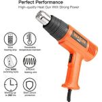 Wokin HEAT GUN - Hot Air Gun Kit 2000W + Free Accessories Nozzles Heavy Duty Heat Gun