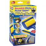 Sticky Buddy Lint Remover Reusable Sticky Picker Upper Cleaner Lint Roller Pet Hair Remover Brush