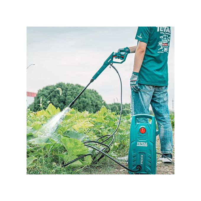 TOTAL HIGH PRESSURE WASHER 1400W CAR WASH MACHINE Spray Cleaner Water Gun Heavy Duty
