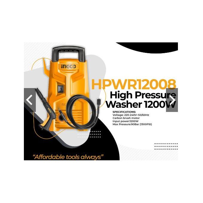 Ingco CAR WASH MACHINE - HIGH PRESSURE Washer 1200W