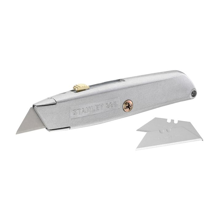 Stanley Utility Knife Retractable + 3 Blades Heavy Duty Classic 99E