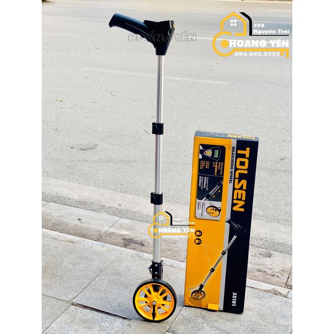 Tolsen Measuring Wheel Distance Meter Digital 159mm Heavy Duty Industrial Measuring Wheel