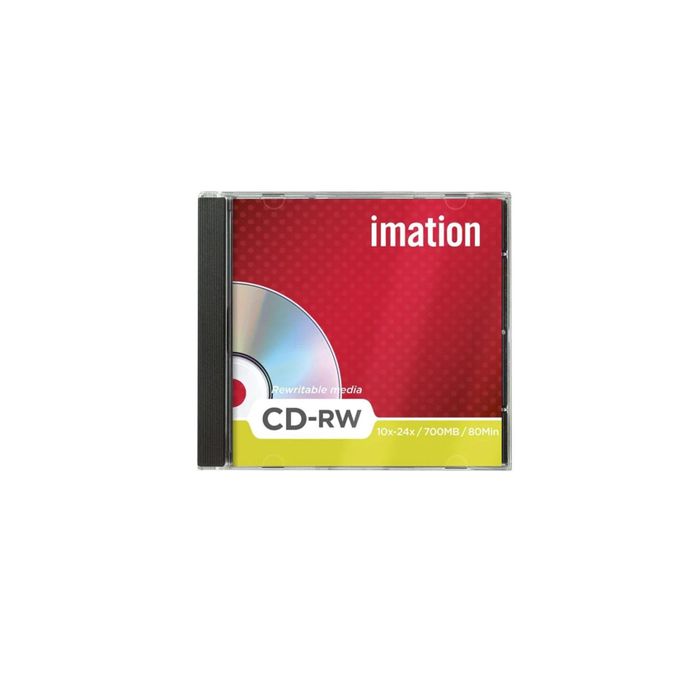 Imation CD-RW 700MB 52X Jewel Case Rewritable - 1 Pc