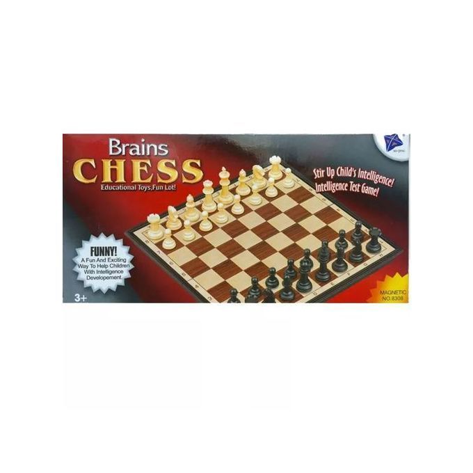Brains Chess Board Game Magnetic & Foldable
