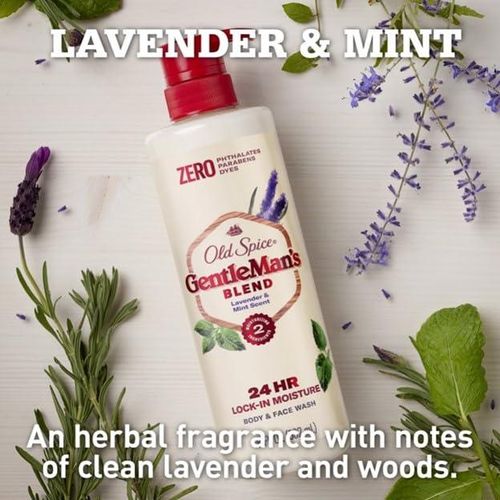 Old Spice Men's face & Body Wash GentleMan's Blend Lavender and Mint
