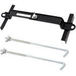 Car Battery Hold Down Kit, High-Strength Car Battery Crossbar with Heavy-Duty Clamps, Rust-Resistant Car Battery Holder with J-bolts