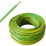 Evin 1.5mm Single Core Wiring Cable-Green/Yellow