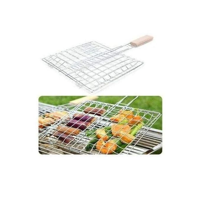 Stainless Steel BBQ Fish, Meat Net Barbecue Grill Mesh Wire