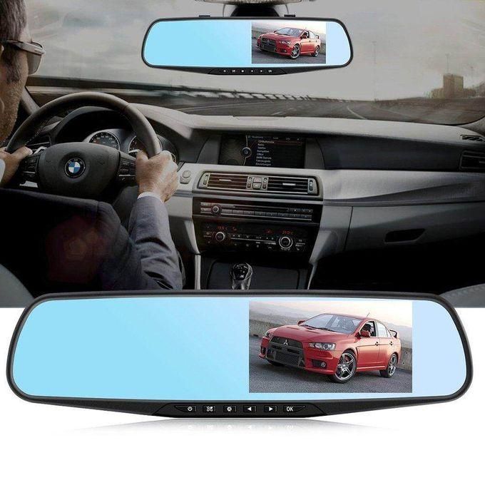 Car Video Recorder Full HD 1080P Car Video Camera Dual Lens for Vehicles Front & Rearview Mirror Car DVR Dash Cam Reverse Parking System - 4.3"