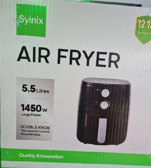 5.5L Air Fryer With Shake Reminder