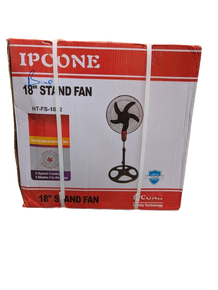 Ipcone Fan 18" Floor Standing Fan - Height,Tilting Angle Adjustment HT-FS-1802