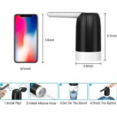 Automatic Water Dispenser With Electric Rechargeable Pump