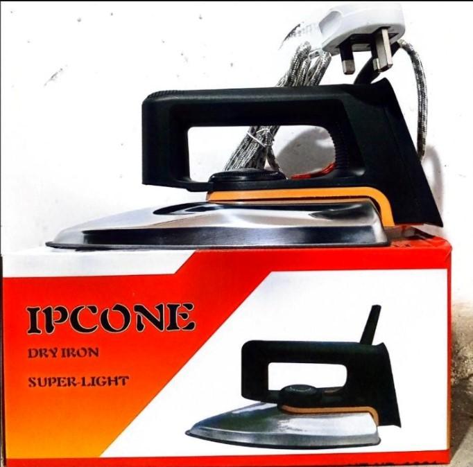 Ipcone Dry Iron Non Stick Aluminium SoulPlate Heavy Duty Iron Box HT YD 1001