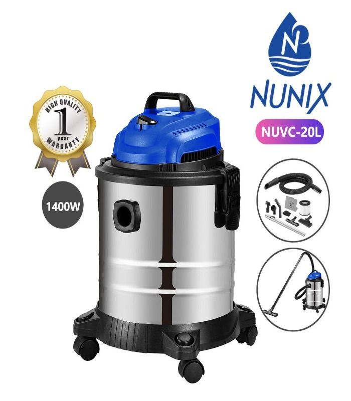 Nunix Vacuum Cleaner 3 in 1 Wet And Dry Upright Vacuum 20l 1400W