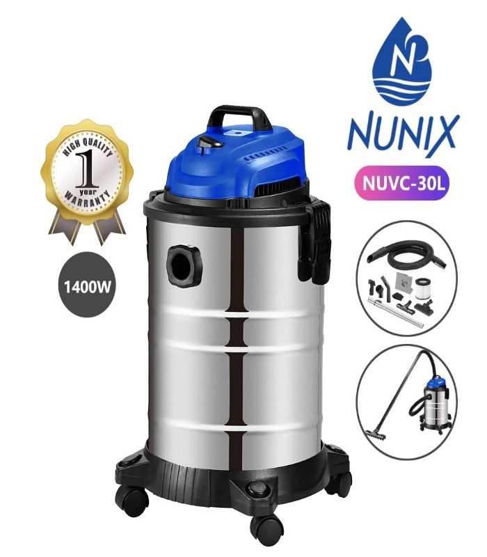 Nunix Vacuum Cleaner 3 in 1 Wet And Dry, 30l NUVC-30L