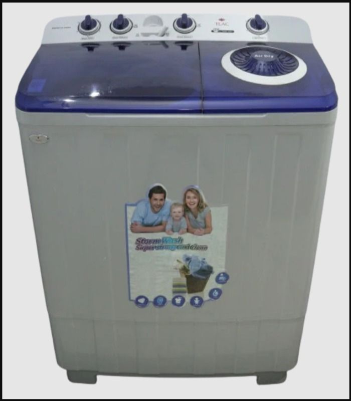 TLAC Washing Machine, 12kg Twin Tub Semi Automatic TWM 1201