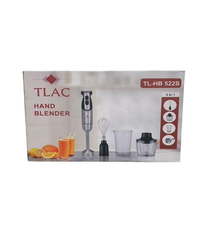 Tlac Blender, 4-in-1 Hand Immersion Blender Stainless Steel Powerful 800W TL-HB 522S