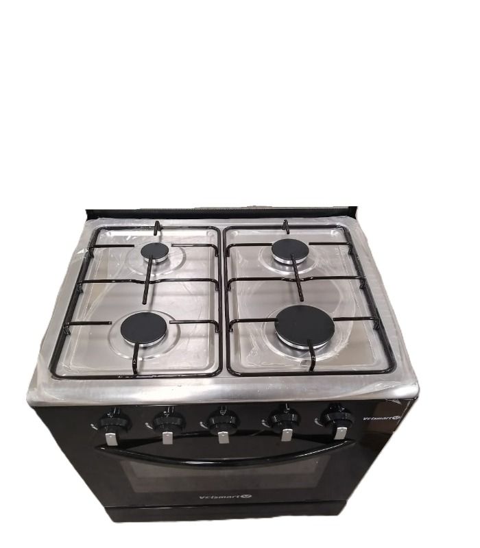 Volsmart 4 Gas + Gas Oven  Freestanding Gas Cooker Cooking Range with 60L Oven VGS-680 60*60