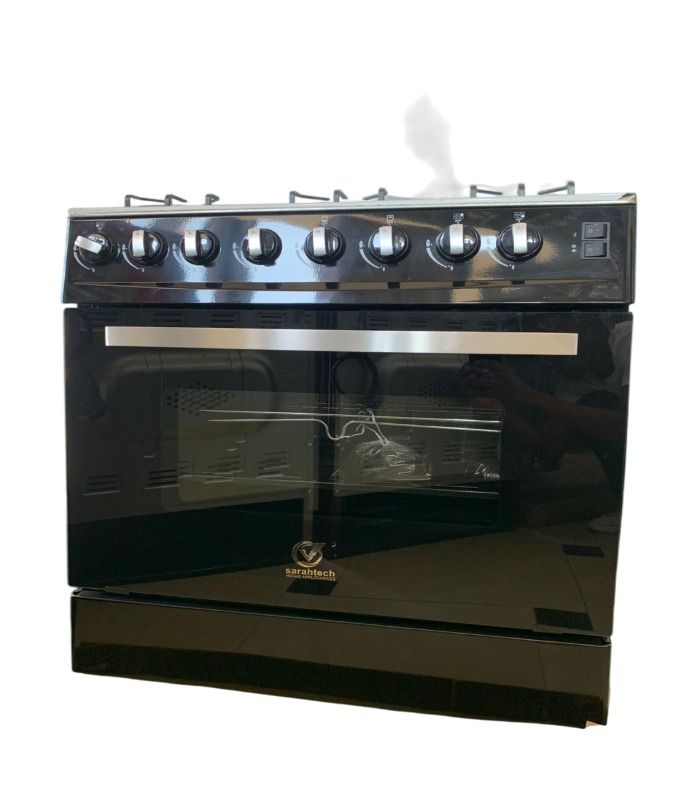 Sarahtech Cooker, 6 Gas Burner With Gas Oven 60*90, ST80FS6GG