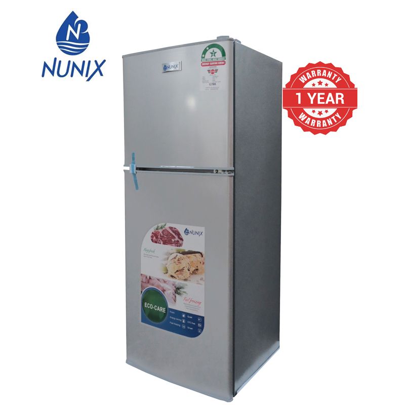 Nunix 138L BCD-138 fridge double door Direct Cool Refrigerator and freezer