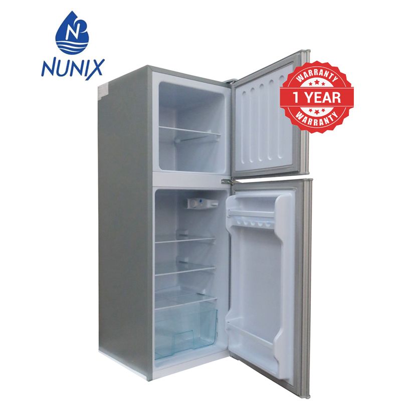Nunix 138L BCD-138 fridge double door Direct Cool Refrigerator and freezer