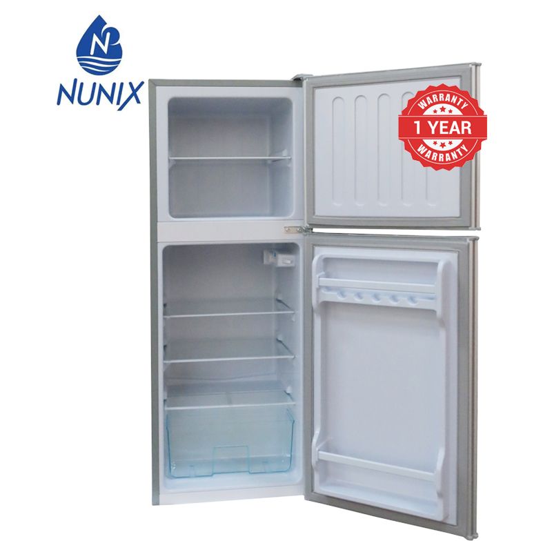 Nunix 138L BCD-138 fridge double door Direct Cool Refrigerator and freezer