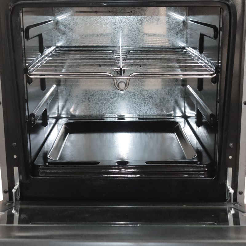 Nunix Cooker Free Standing 3 Gas Burners, 1 Hotplate, Electric Oven 50* 55*84cm