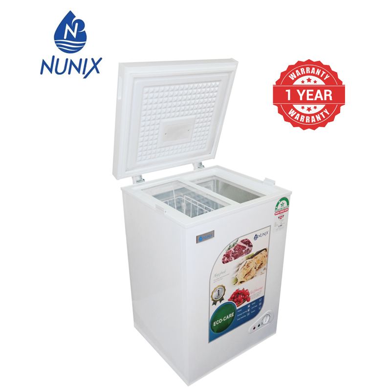 Nunix Chest Freezer, Silver BD-150Q, 150 Litres