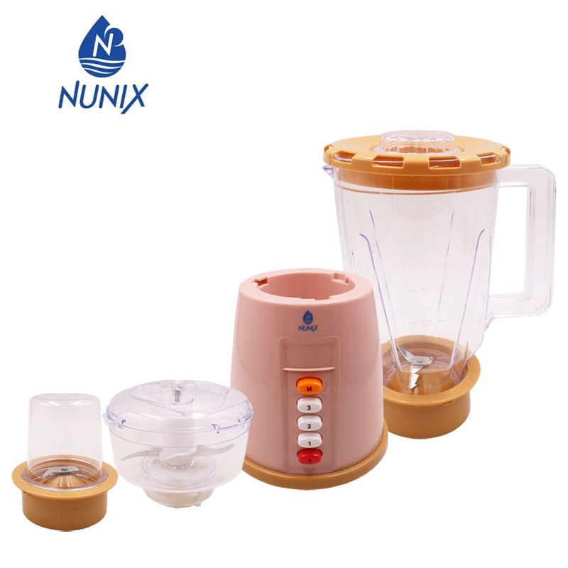 Nunix AK-444 3-in-1 Blender, Grinder & Chopper